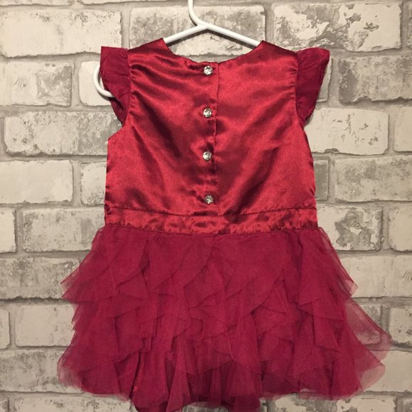 Baby Girl's Satin & Tulle Dress 24 Months - Picture 3 of 6